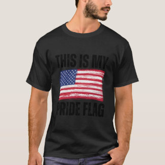 This Is My Pride Flag Usa Patriotisk Amerikansk 4T T Shirt