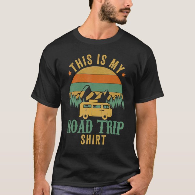 This Is My Road Trip RV Camper Travel Family Vacat T Shirt (Framsida)