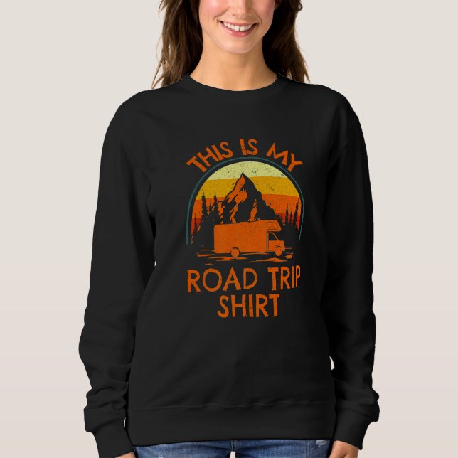 This is my Road Trip   RV Camping Camper Trip T Shirt (Framsida)