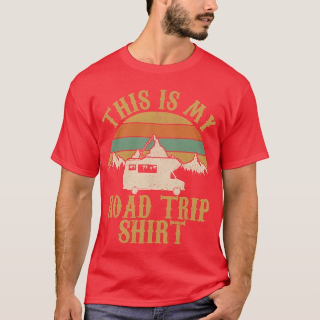 This Is My Roadrip RV Camping Camper gift T Shirt (Framsida)