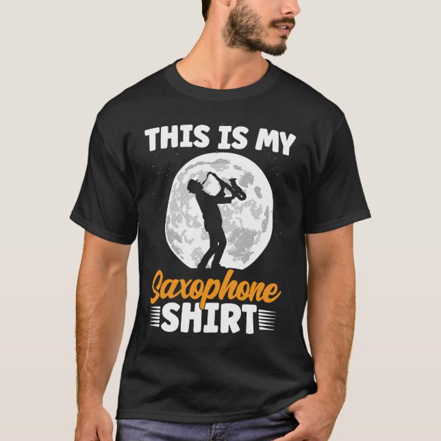 This is my Saxophone   saxophonists T Shirt (Framsida)