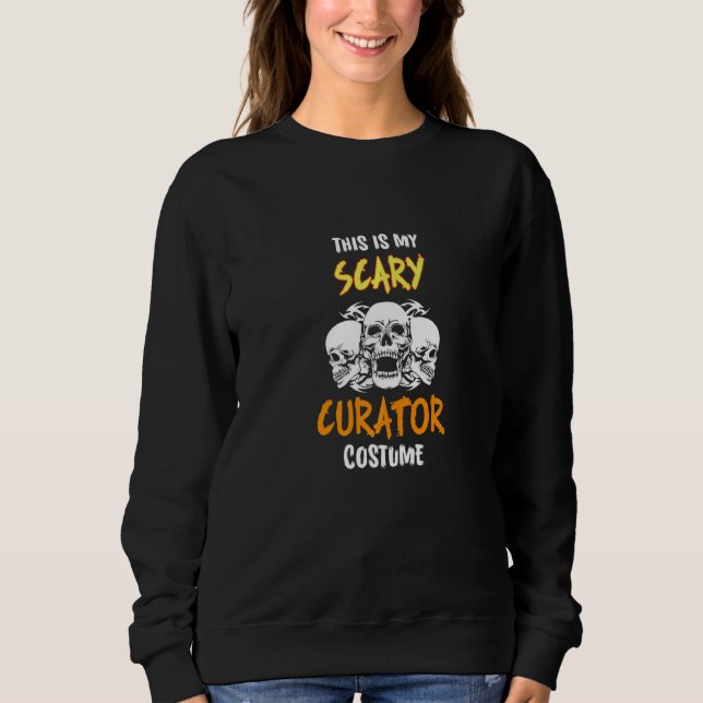 This Is My Scary Curator Costume T Shirt (Framsida)