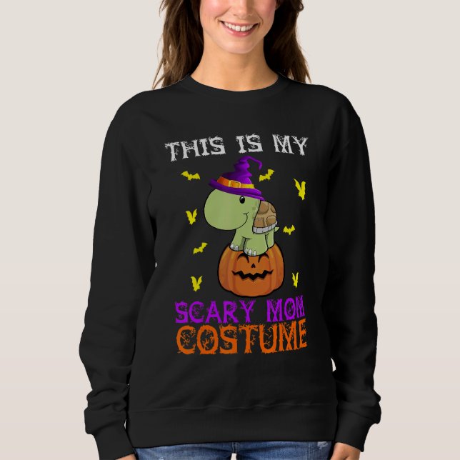 This Is My Scary Mom Costume Turtle Halloween T Shirt (Framsida)