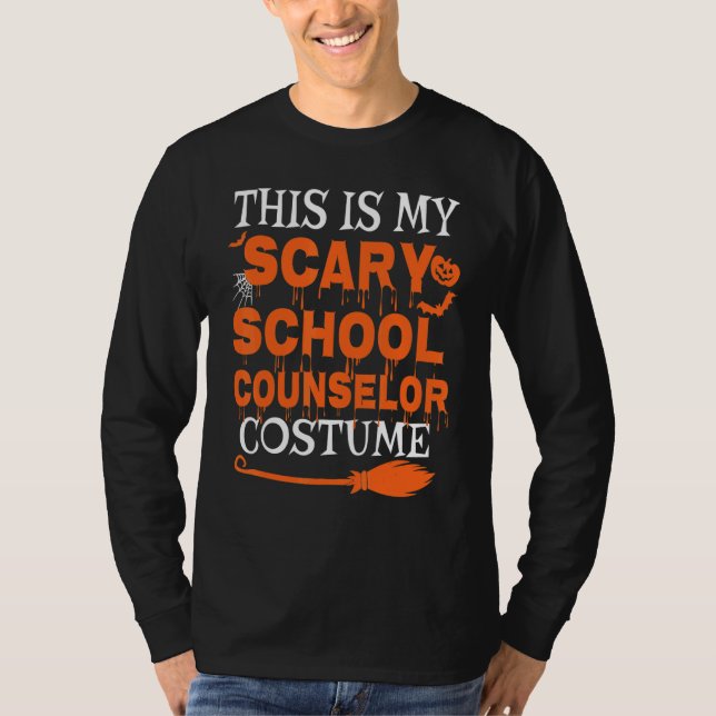 This Is My Scary School Counselor Costume Spooky H T Shirt (Framsida)