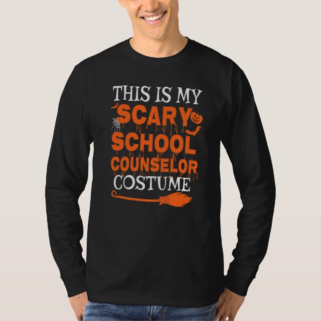 This Is My Scary School Counselor Costume Spooky H T Shirt (Framsida)