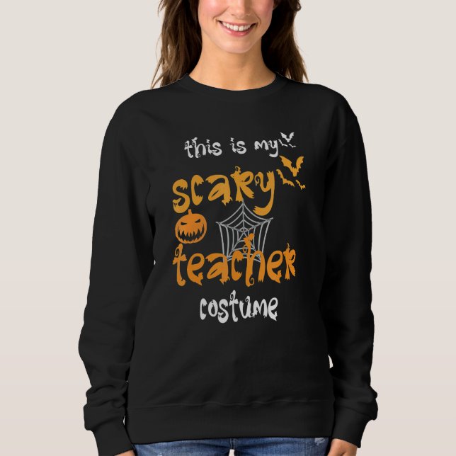 This is my scary teacher costume halloween t shirt (Framsida)