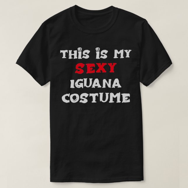 This is my Sey IGUANA Costume Simple Halloween  T Shirt (Design framsida)