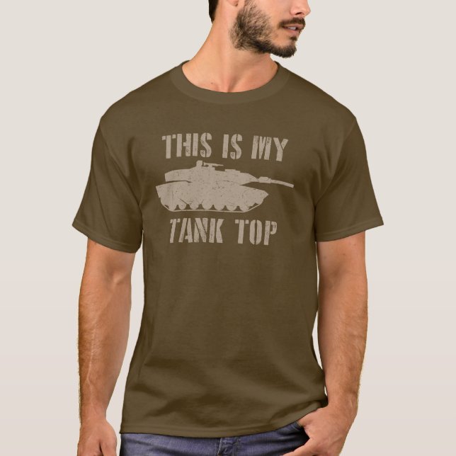 This Is My Tank Top Funny T Shirt (Framsida)