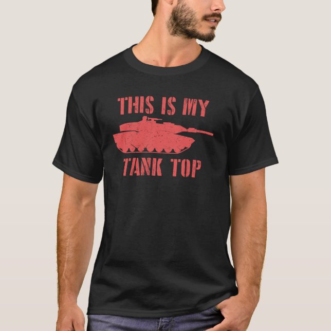 This Is My Tank Top Funny T Shirt (Framsida)