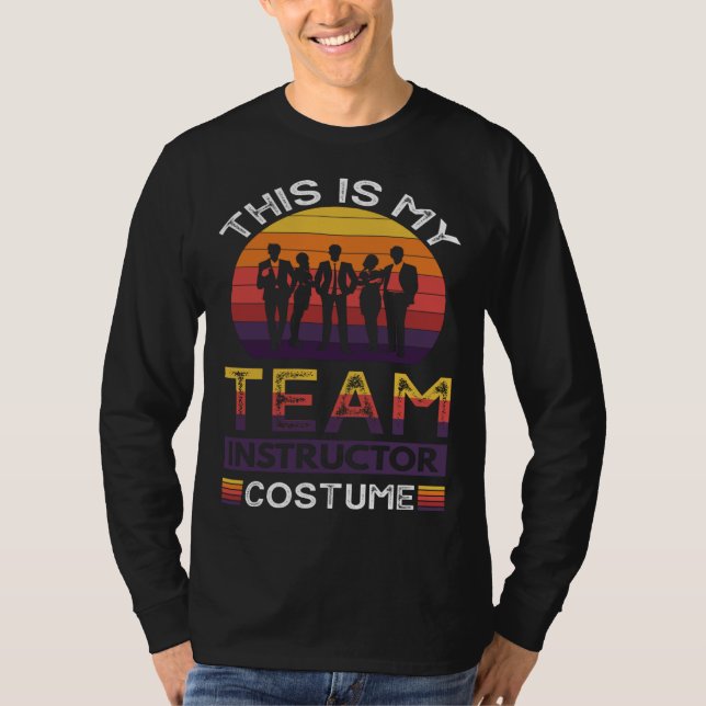 This Is My Team Instructor Costume T Shirt (Framsida)