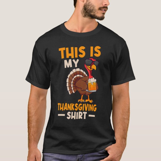 This Is My Thanksgiving  Happy Turkey Day Thanksgi T Shirt (Framsida)