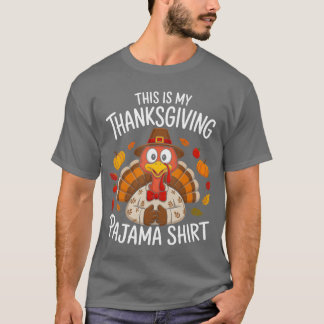 This is My Thanksgiving Pajama T Shirt