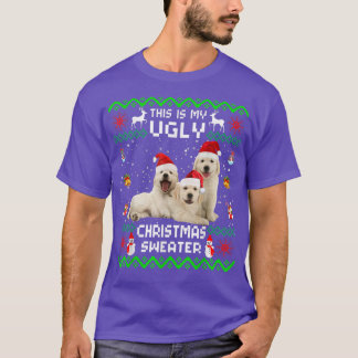 This Is My Ugly Sweater Funny Christmas Golden Ret T Shirt