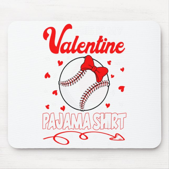 This Is My Valentines Baseball Pajama For Kids Boy Musmatta (Framsidan)