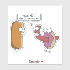 This is not what it looks like klistermärken