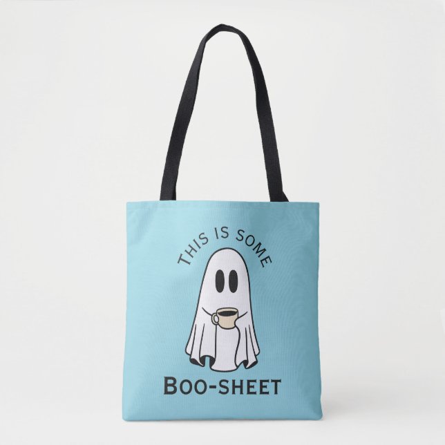 This is some boo-sheet ghost boo with coffee tygkasse (Framsida)