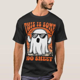 This Is Some Boo Sheet Retro Spöke Halloween T Shirt