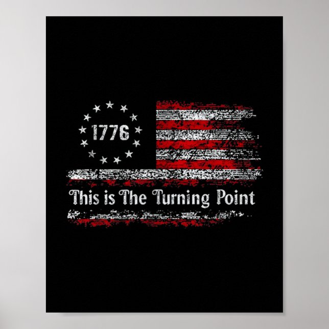 This Is The Turning Int American Dom Usa Flag  Poster (Framsidan)