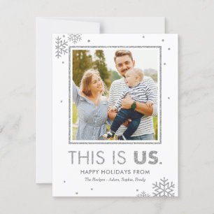 This Is Us Julkort Silver