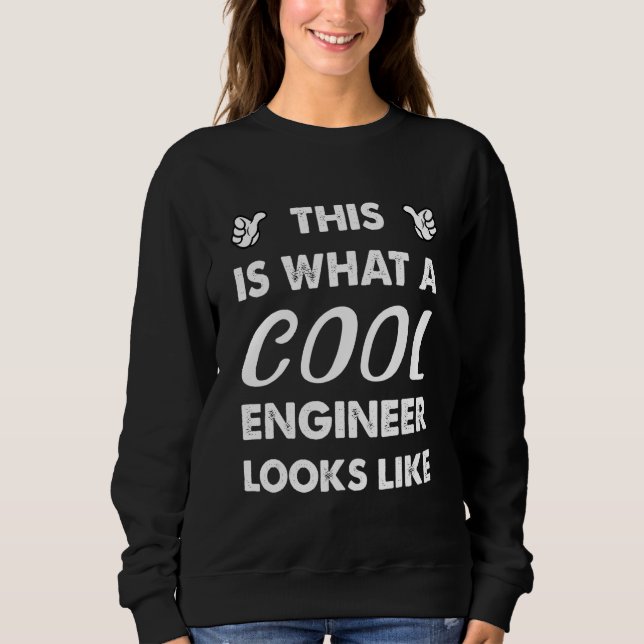 This Is What A Cool Engineer Looks Like 1 T Shirt (Framsida)
