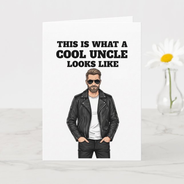 This Is What a Cool Uncle Looks Like Kort (Liten växt)