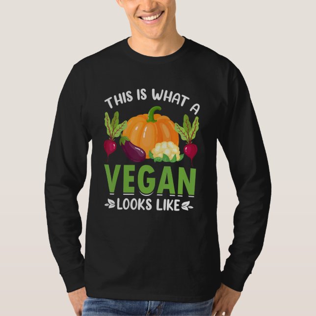 This is what a vegan looks like t shirt (Framsida)