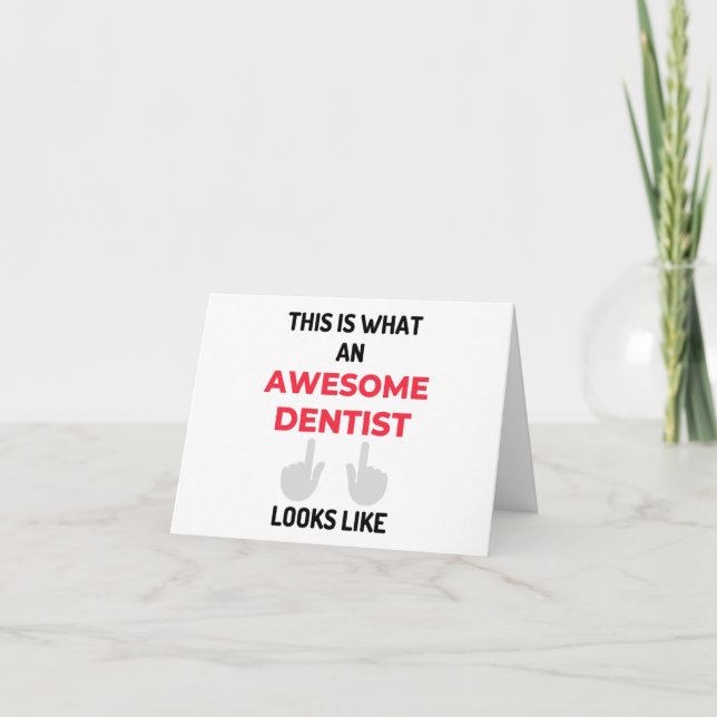 This Is What An Awesome Dentist Looks Like 2 Kort (Framsida)