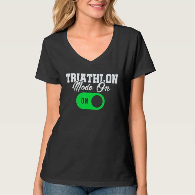 This Is What An Awesome Triathlete Looks Like Run  T Shirt (Framsida)