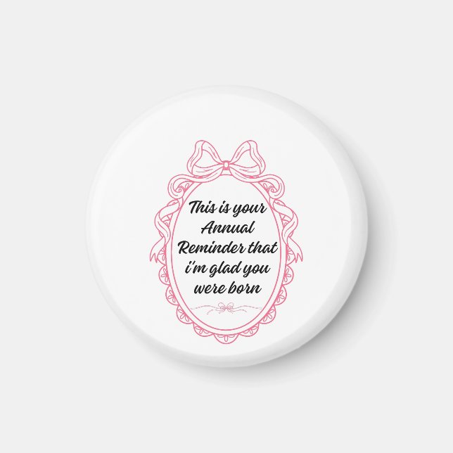 This is your annual reminder that im glad you were magnet (Framsidan)