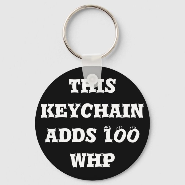 This keychain adds 100 whp nyckelring (Framsida)