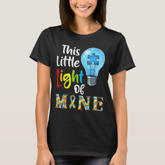 This Little Light Of Mine Autism Awareness Support T Shirt