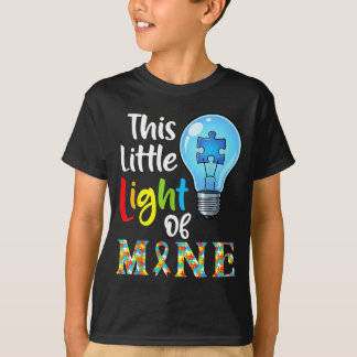 This Little Light Of Mine Autism Awareness Support T Shirt