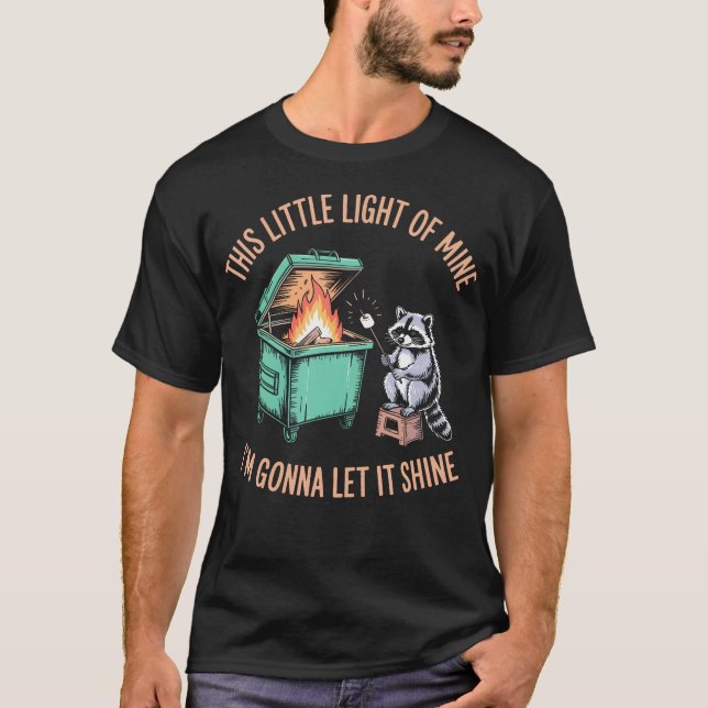 This Little Light Of Mine I'M Gonna Let It Shine T Shirt (Framsida)