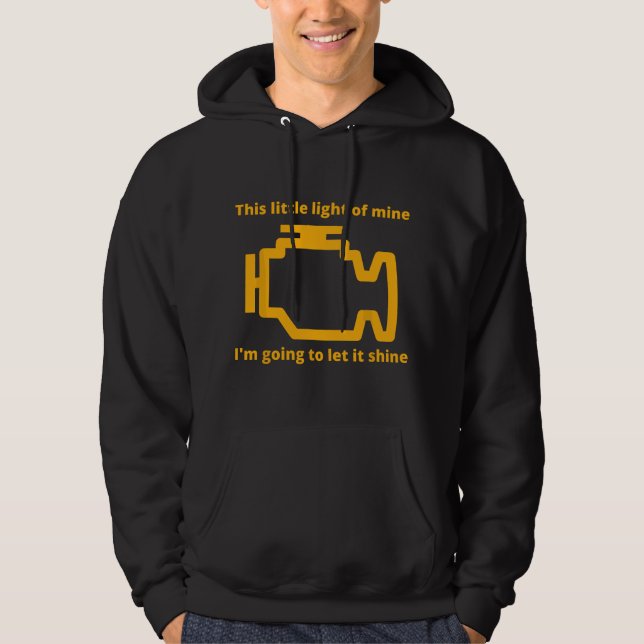 This Little Light of Mine - Kontrollampan  Hoodie (Framsida)