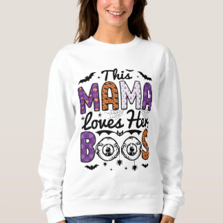 This Mama Loves Her Boos Halloween Sweater T Shirt
