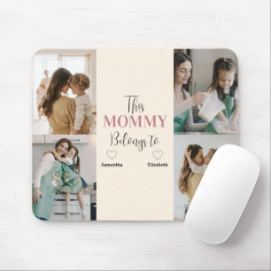 "this Mamma Tillhör To" Anpassningsbar Photo Mouse Musmatta