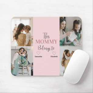 "this Mamma Tillhör To" Anpassningsbar Photo Mouse Musmatta