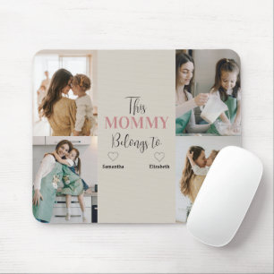 "this Mamma Tillhör To" Anpassningsbar Photo Mouse Musmatta