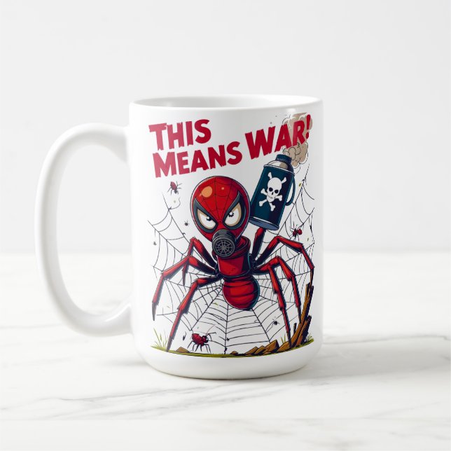 This Means War! – Spider’s Revenge Kaffemugg (Vänster)