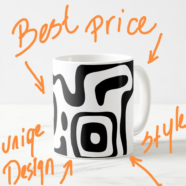 This mugs is iconic. Fashion, style, uniqe coffetm Kaffemugg (Buy on zazzle)