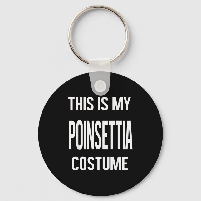 This My Insettia Costume Lazy Christmas Men Women  Nyckelring (Framsida)