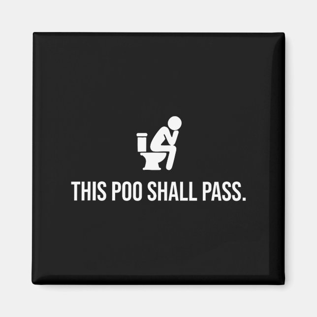This O Shall P Funny Quote Birthday Party Gag Gift Magnet (Framsidan)