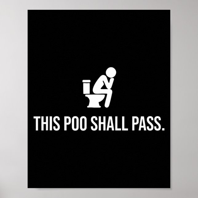 This O Shall P Funny Quote Birthday Party Gag Gift Poster (Framsidan)