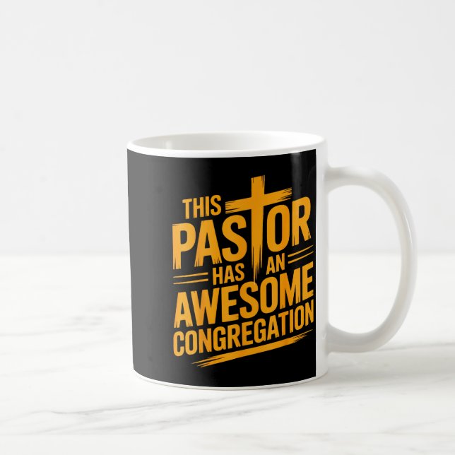 This Pastor Has An Awesome Congregation Christian  Kaffemugg (Höger)