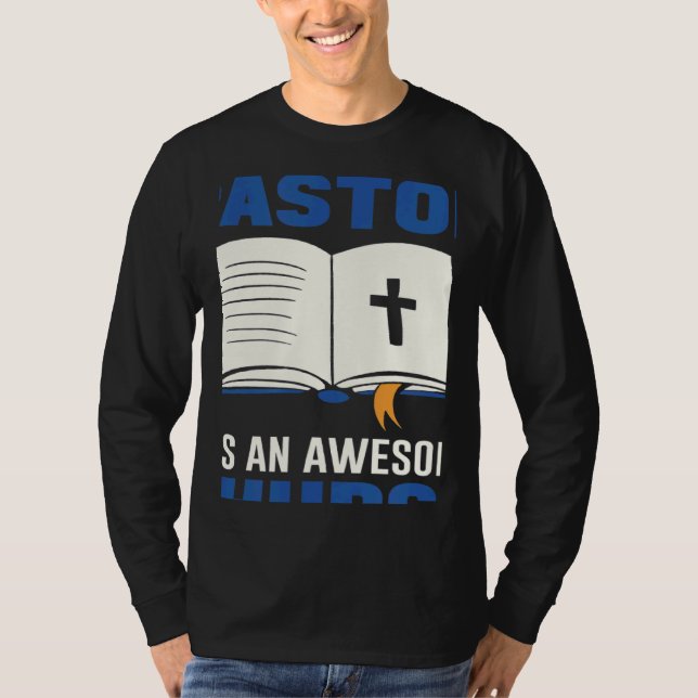 This Pastor Has An Awesome Congregation Pastor App T Shirt (Framsida)