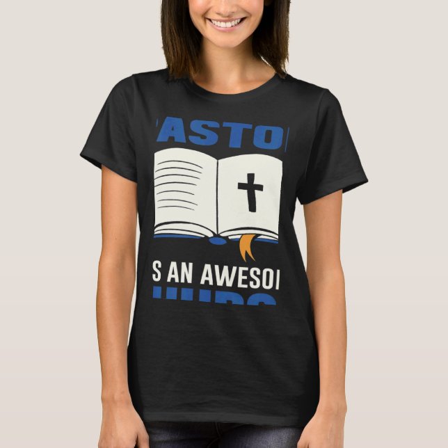 This Pastor Has An Awesome Congregation Pastor App T Shirt (Framsida)