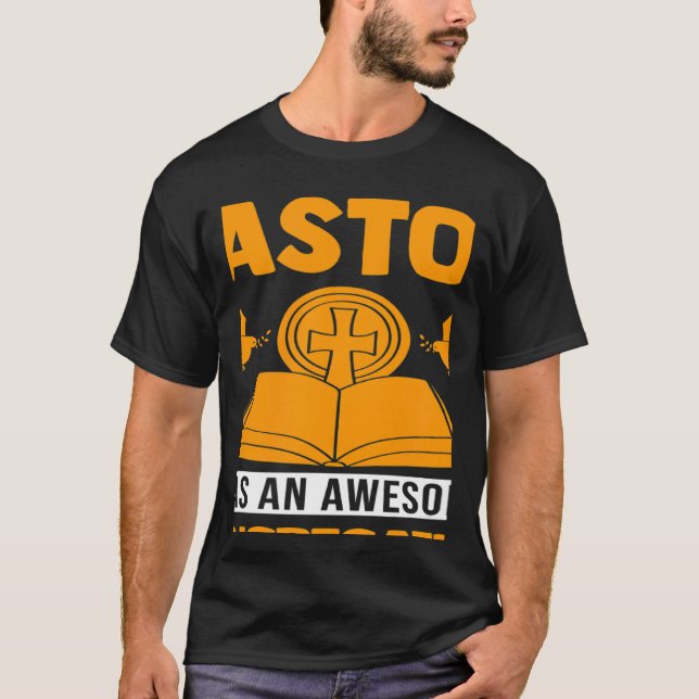 This Pastor Has An Awesome Congregation Pastor App T Shirt (Framsida)