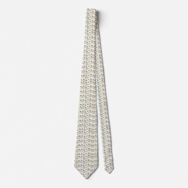 This rainbow pattern necktie slips (Framsida)