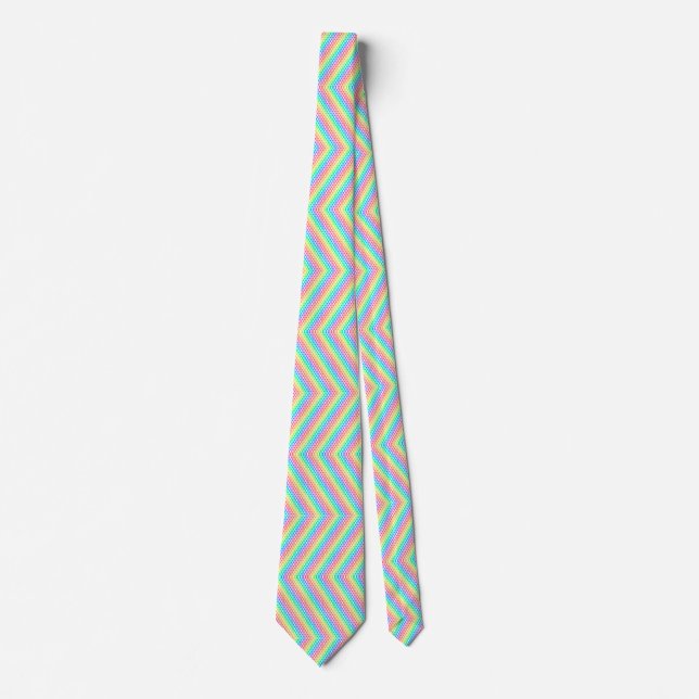 This rainbow pattern necktie slips (Framsida)