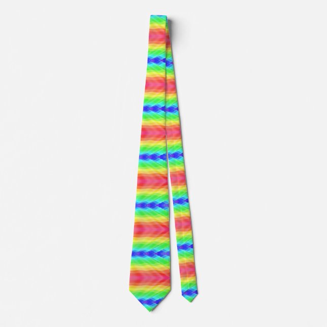 This rainbow pattern necktie slips (Framsida)